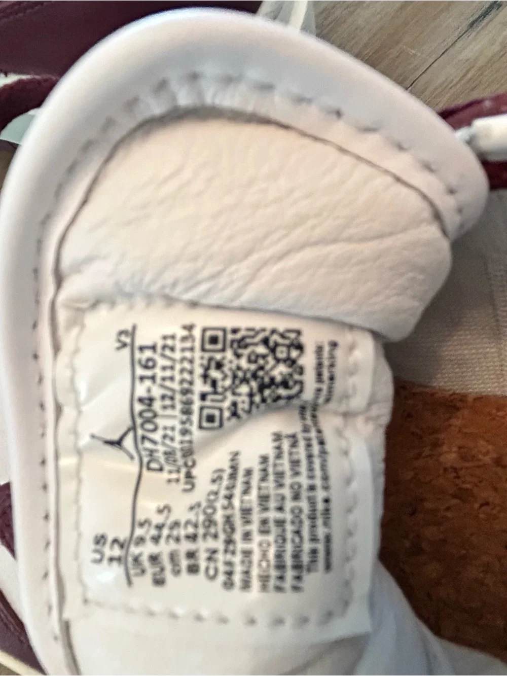 Air Jordan 1 Elevate Low Burgundy and White